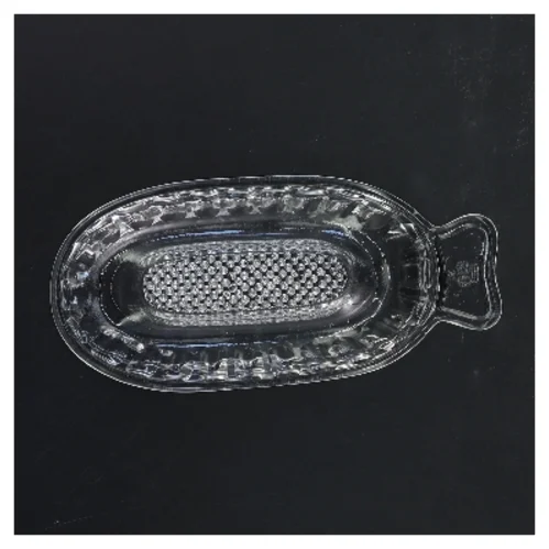 Glas sæbeskål (str. 19,5x9 cm)