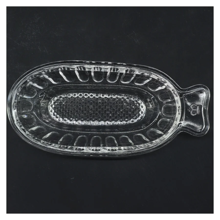 Glas sæbeskål (str. 19,5x9 cm)