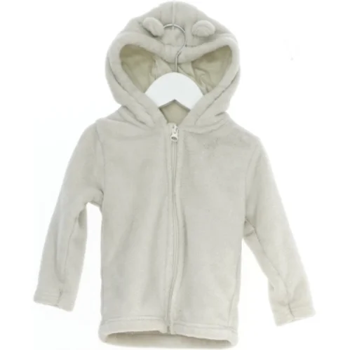 Lysegrå fleecejakke med hætte fra Lupilu (str. 92)