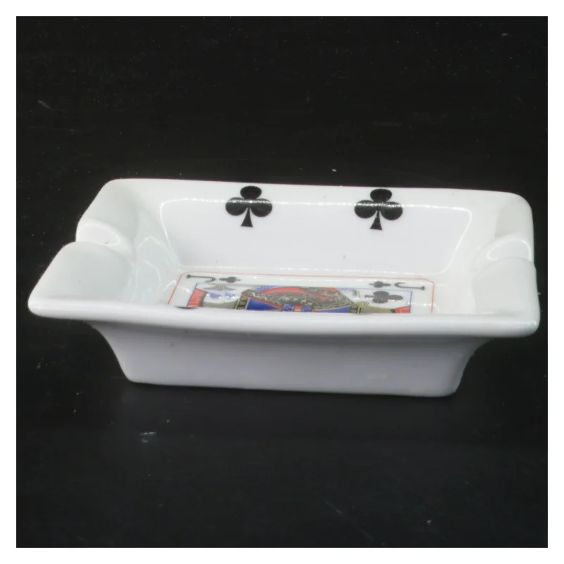 Askebæger med spillekortdesign (str. 12x10 cm)