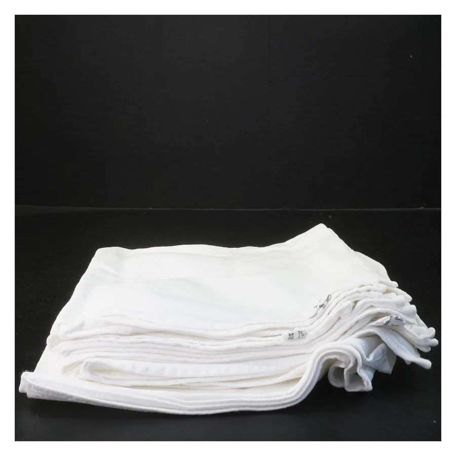 Hvide stofservietter (str. 8 stk 51x47 cm)