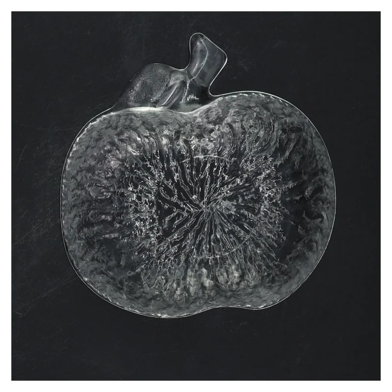 Glasfad formet som æble (str. 13 cm)