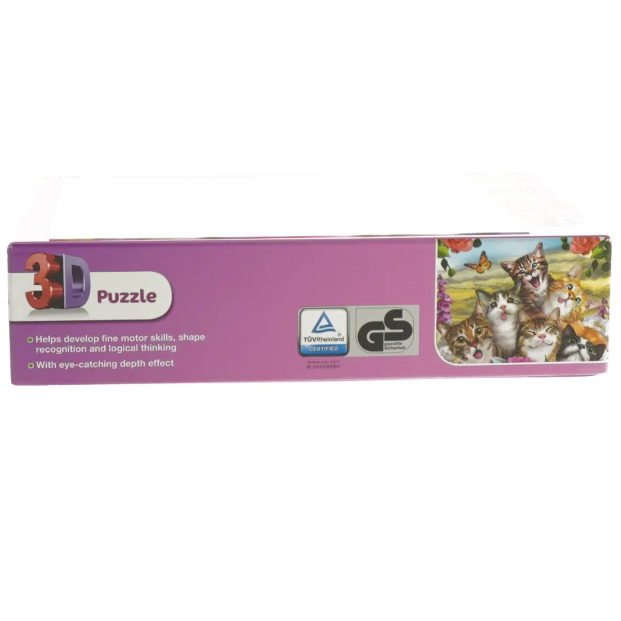 3D puslespil med katte