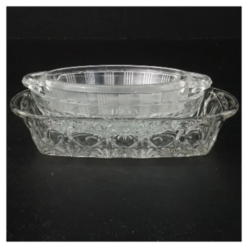 Sæt med glaskåle, 3 stk (str. 12, 14 og 18 cm)