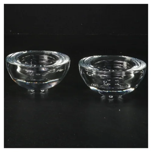 Glas fyrfadslys holdere (str. 9x4 cm)