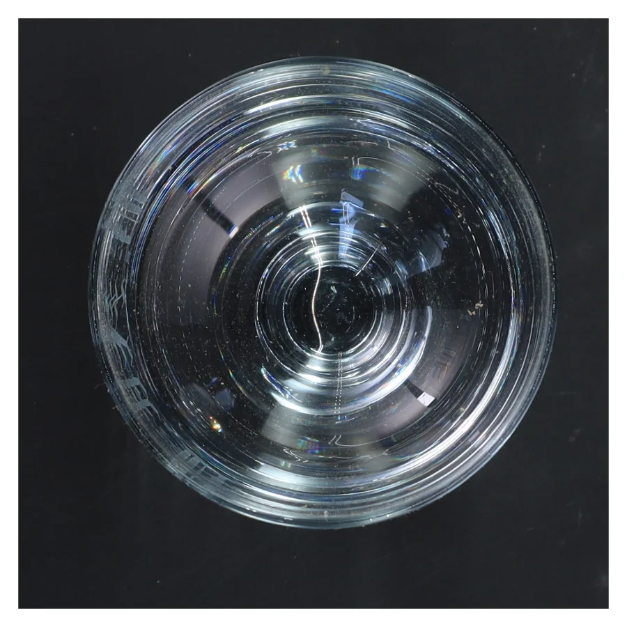 Glas med gravering (str. Ø 9,5 cm længde 16,5 cm)