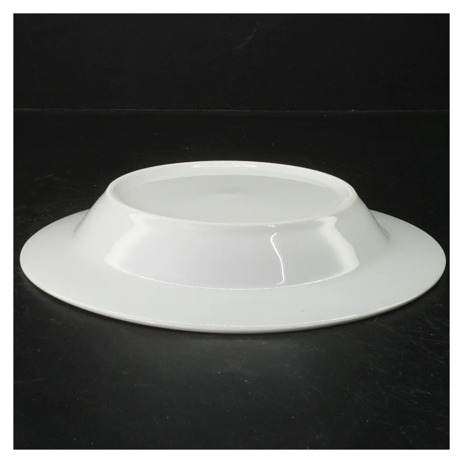 Hvide porcelænstallerkener (str. 22 cm)