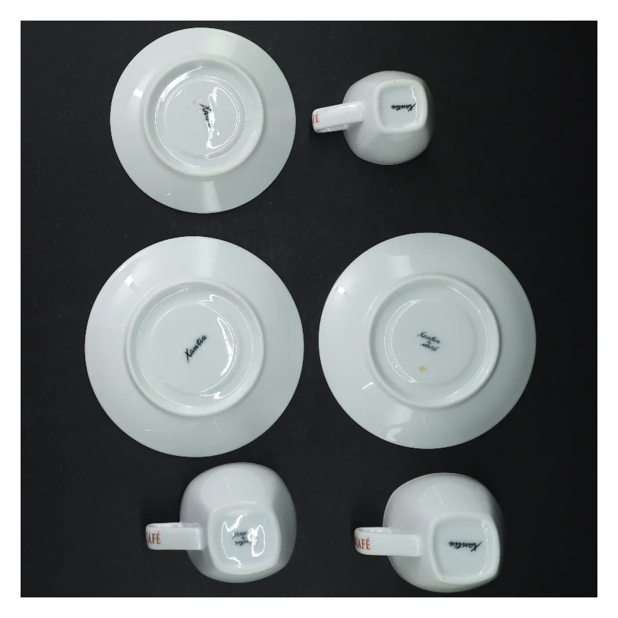 Kaffekopper (2 stk) og espressokop fra Xantia