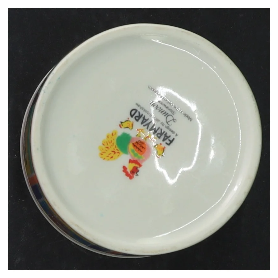 Keramisk kop med dyremotiver (str. 9 cm)