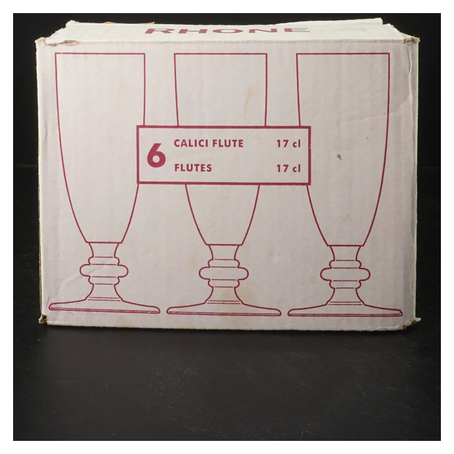 Champagneglas (6 stk) (str. 16 cm)