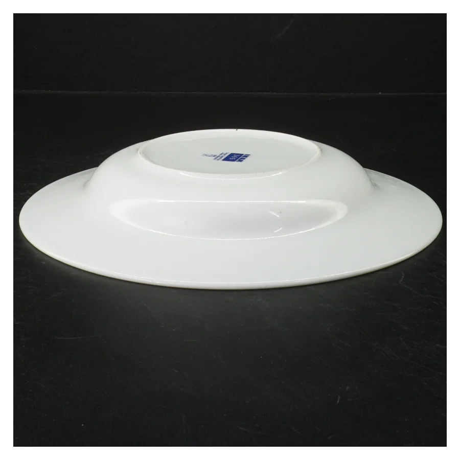 Hvide porcelænstallerkener (3 stk) fra IKEA (str. 25,5 cm)