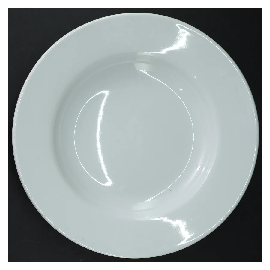 Hvide porcelænstallerkener (3 stk) fra IKEA (str. 25,5 cm)