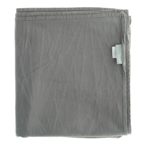 Smuk grå dug fra Södahl med indvævet geometrisk mønster(str. 140 x 310 cm)