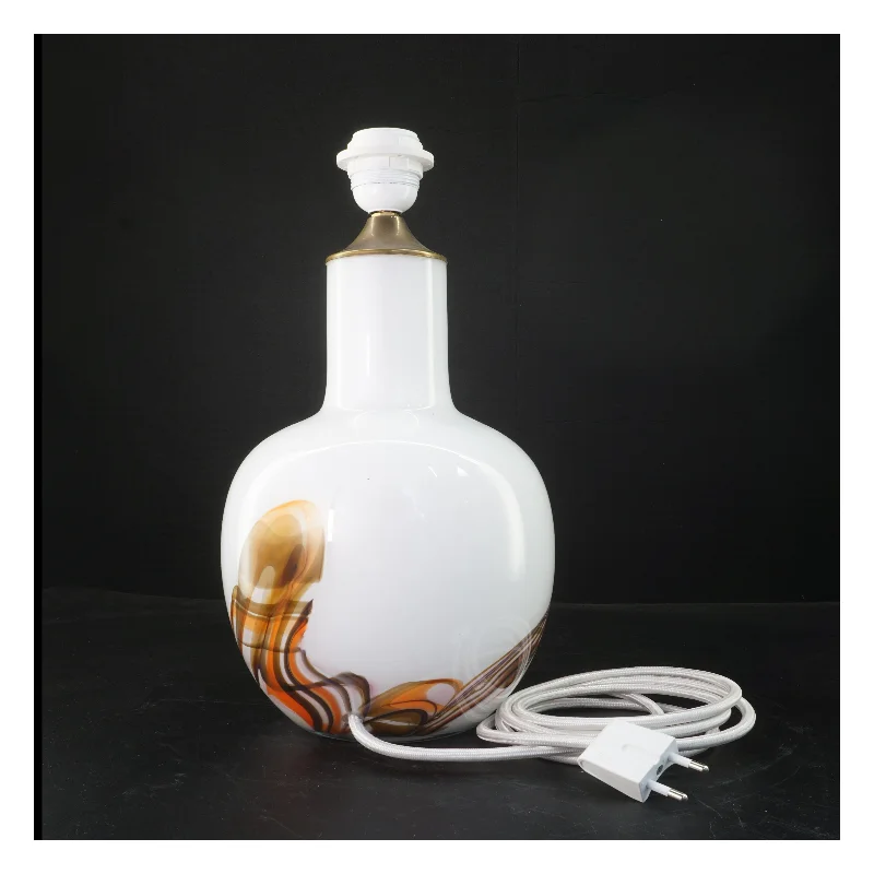 Bordlampe med hvirvlet design (str. 42 cm)