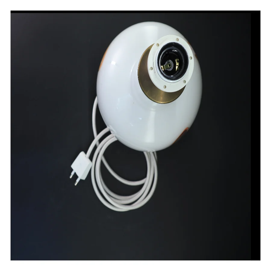 Bordlampe med hvirvlet design (str. 42 cm)