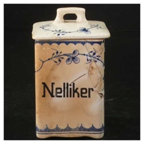 Krydderibeholder med låg (str. H 10,5 cm)