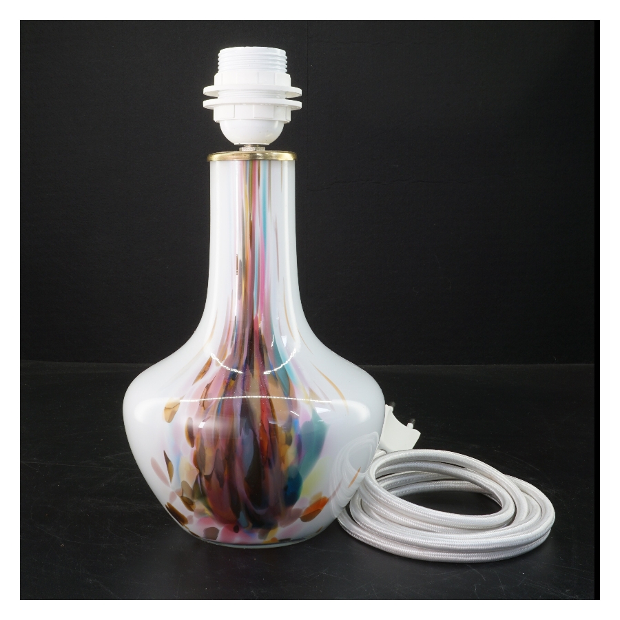 Glasbordlampe (str. 28 cm)