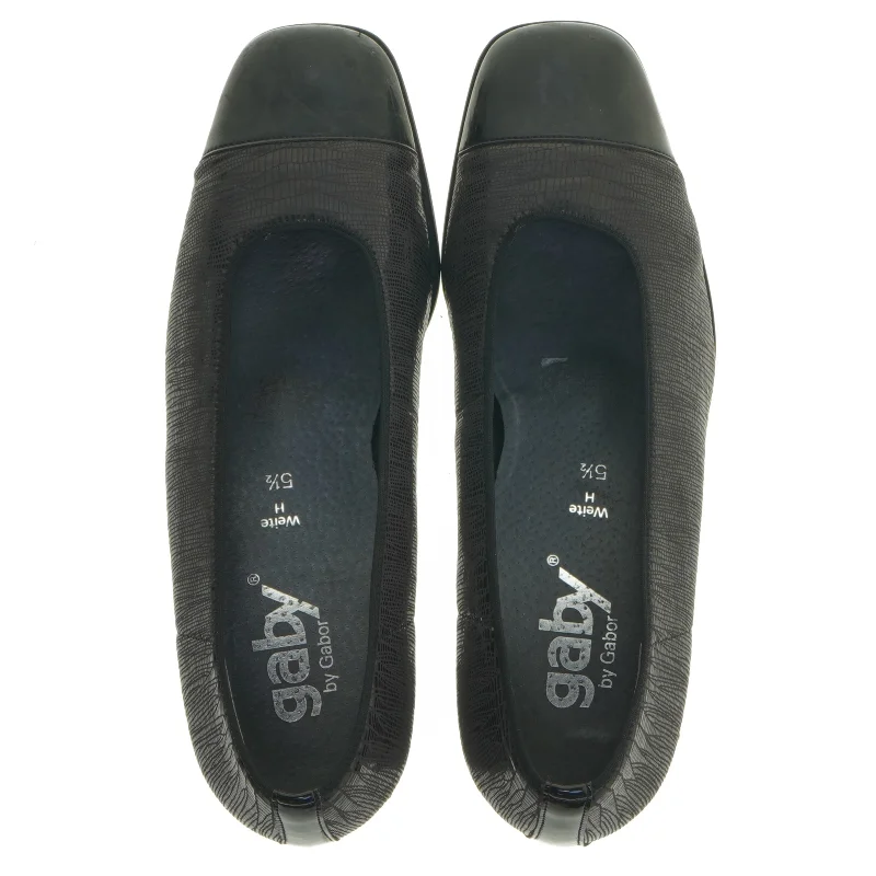 Sorte sko med hæle fra Gabor (str. Længde. 25 cm)