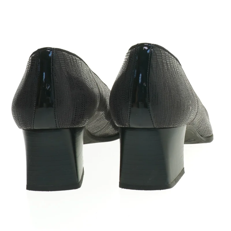 Sorte sko med hæle fra Gabor (str. Længde. 25 cm)