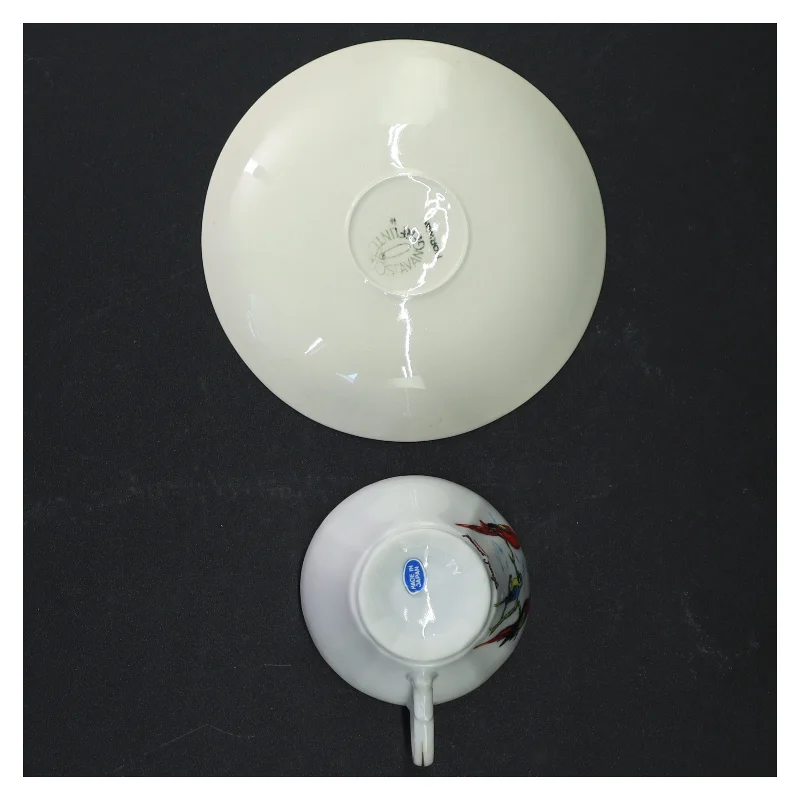 Lille kop og underkop (str. H 5 cm)