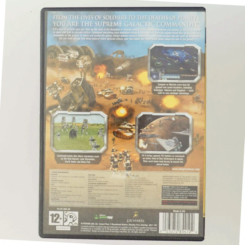 Star Wars: Empire at War PC spil fra LucasArts