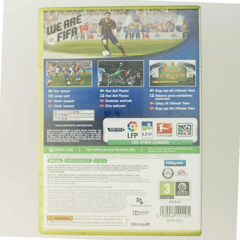 FIFA 14 Xbox 360 spil fra EA Sports