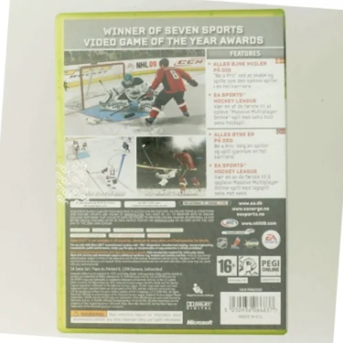 NHL 09 Xbox 360 spil fra EA Sports