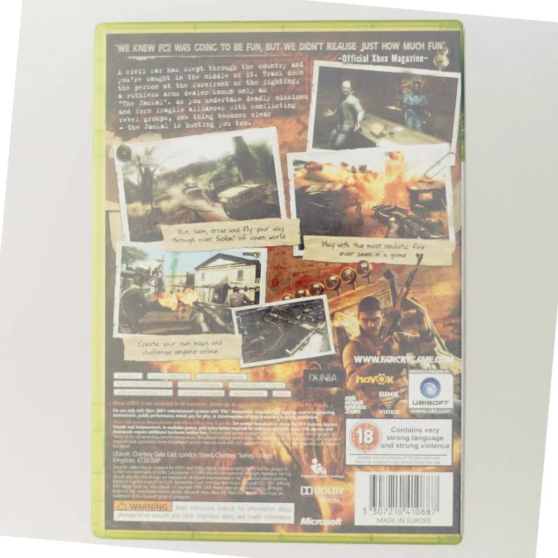Far Cry 2 Xbox 360 spil fra Ubisoft
