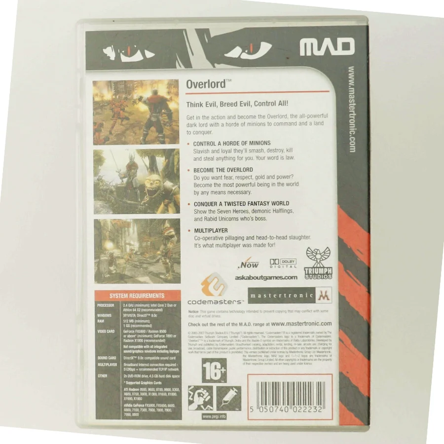 Overlord PC spil fra Codemasters