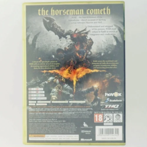 Darksiders: Wrath of War fra X Box