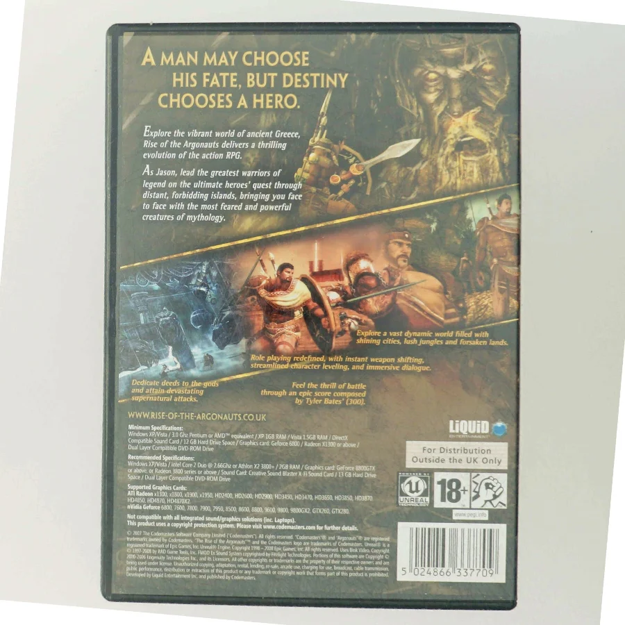 Rise of the Argonauts PC Spil fra Codemasters