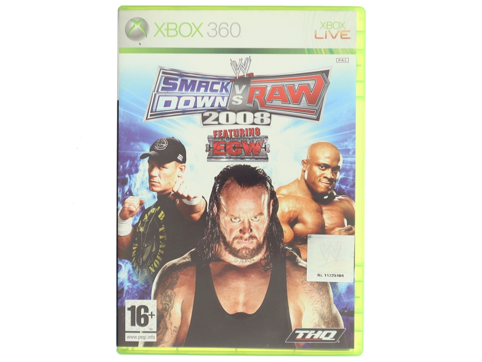 WWE SmackDown vs. Raw 2008 Xbox 360 Spil fra THQ