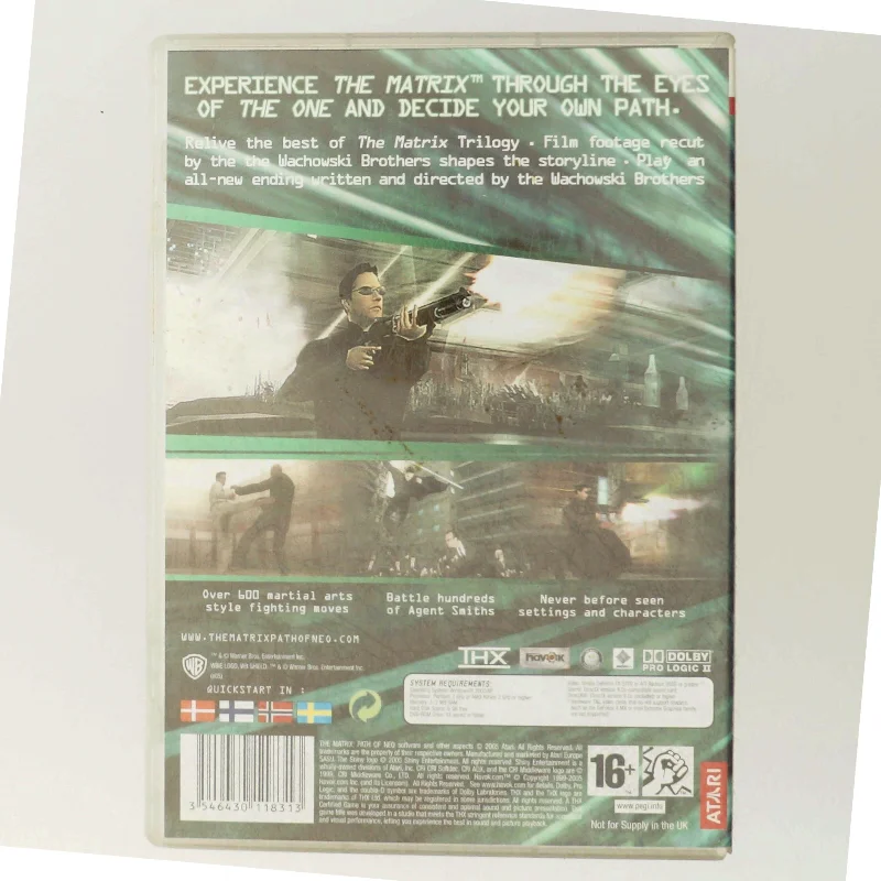 Matrix Path of Neo PC spil fra Atari