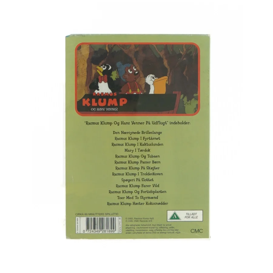 Rasmus Klump og hans venner på udflugt (DVD)