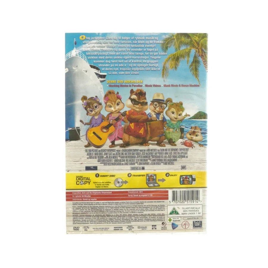 Alvin og de frække jordegern 3 (DVD)