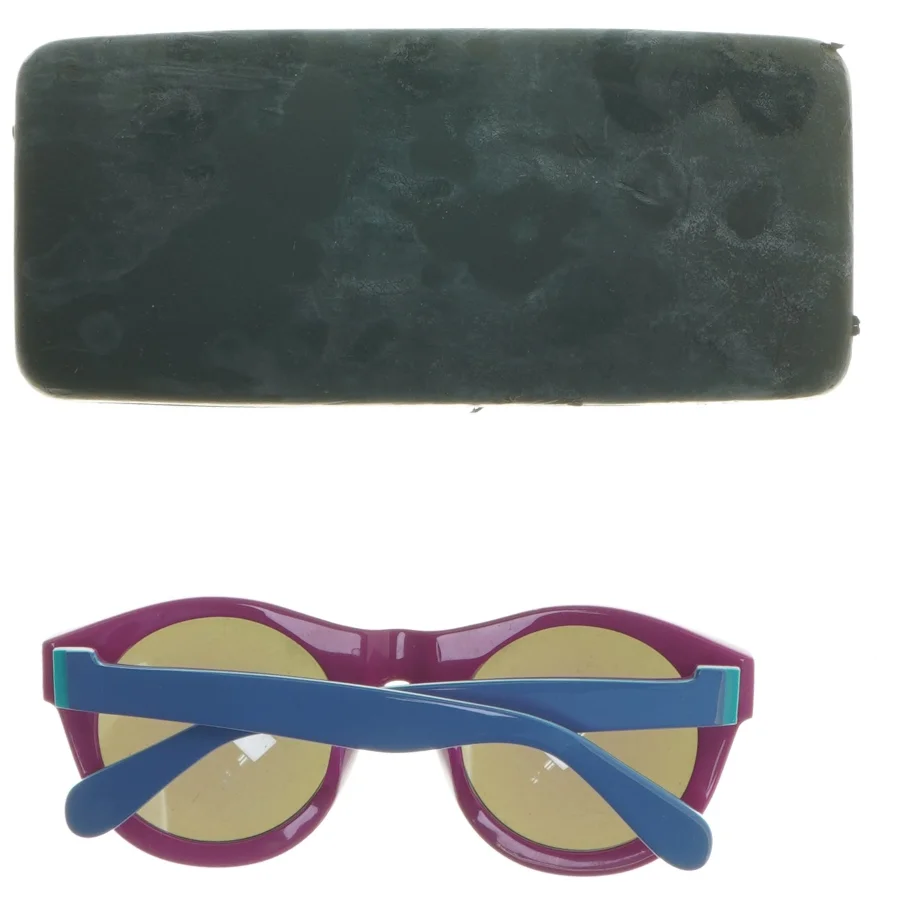 Farverige solbriller med etui (str. 14,5 cm)