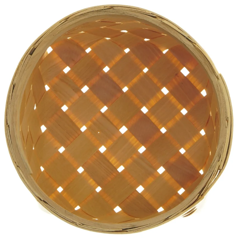 Flettet kurv (str. Ø 17 cm længde 12 cm)