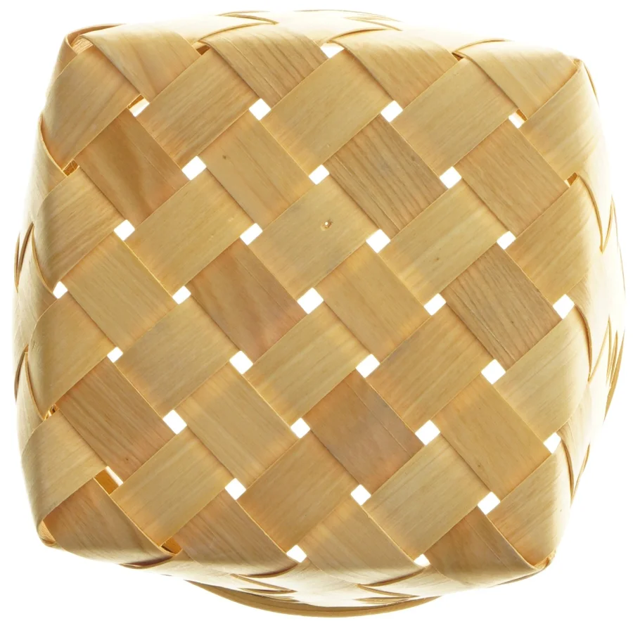 Flettet kurv (str. Ø 17 cm længde 12 cm)