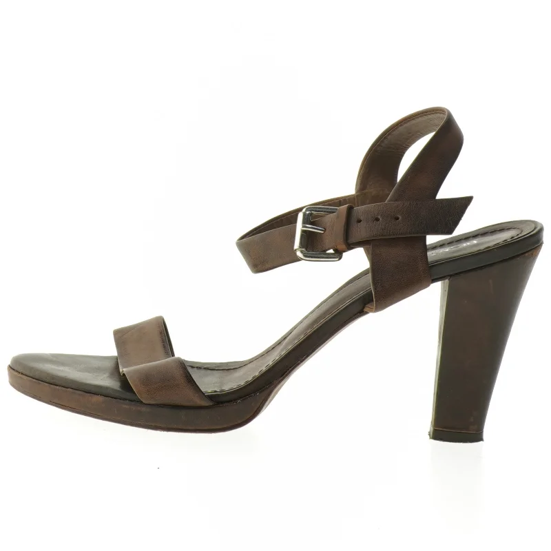 BrintS brune stilet sandaler (str. 39 )
