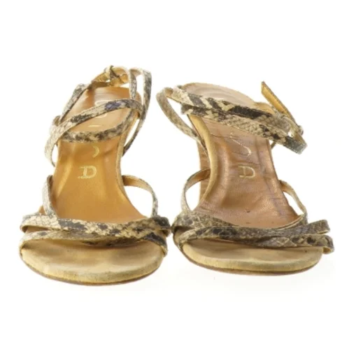 Unisa højhælede slangeskindssandaler (str. 39 )