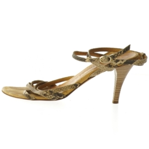 Unisa højhælede slangeskindssandaler (str. 39 )