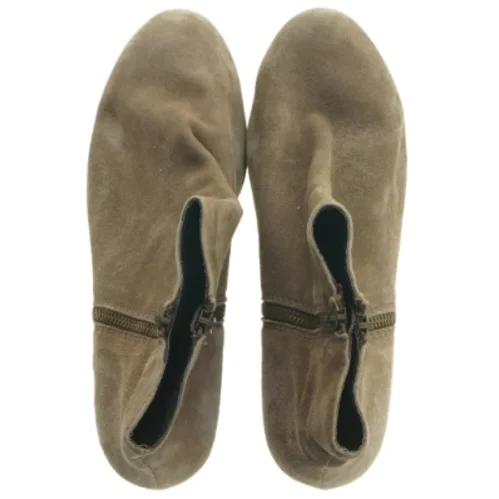 Gardenia brune støvletter med kilehæl (str. 40 )