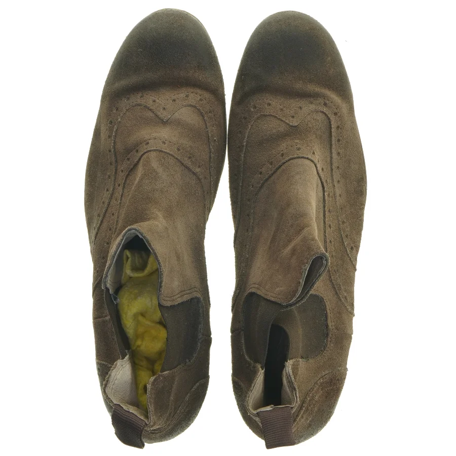 Buffalo brune ruskinds Chelsea-støvler str. 39