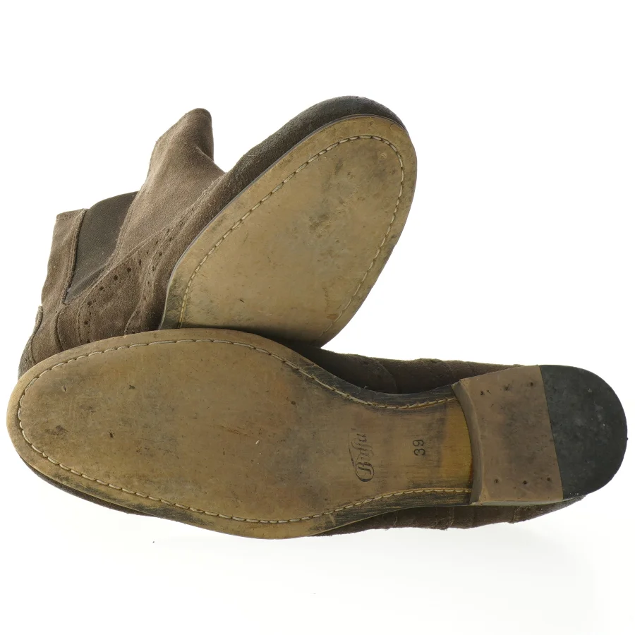 Buffalo brune ruskinds Chelsea-støvler str. 39