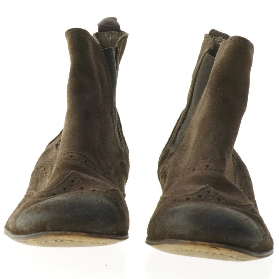 Buffalo brune ruskinds Chelsea-støvler str. 39