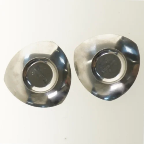 Rustfri stål lysestager fra Stelton (str. Ø 9,5 cm)