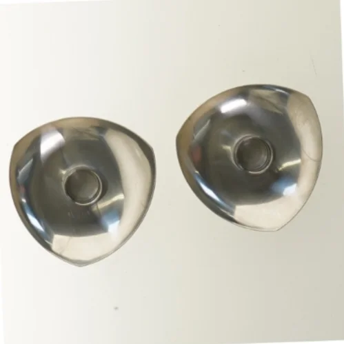 Rustfri stål lysestager fra Stelton (str. Ø 9,5 cm)