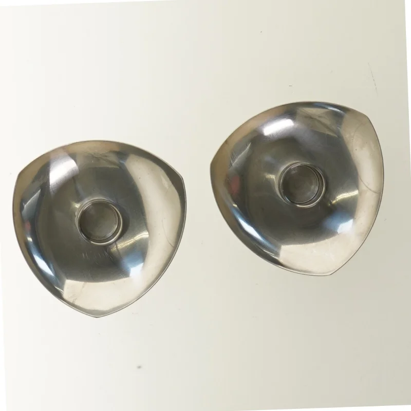 Rustfri stål lysestager fra Stelton (str. Ø 9,5 cm)