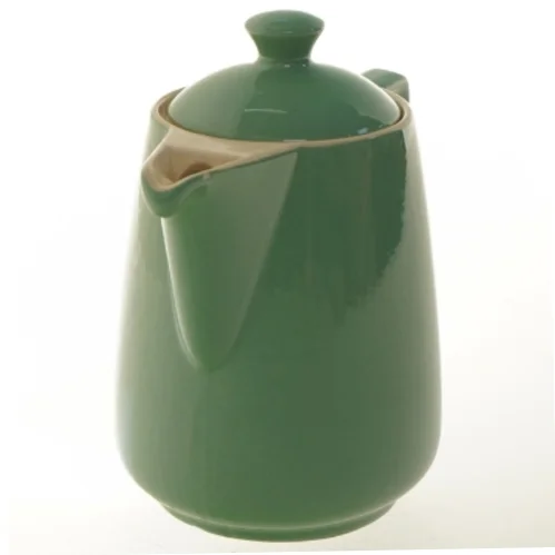 Grøn vintage kaffekande (str. Ø 11,5x18 cm)