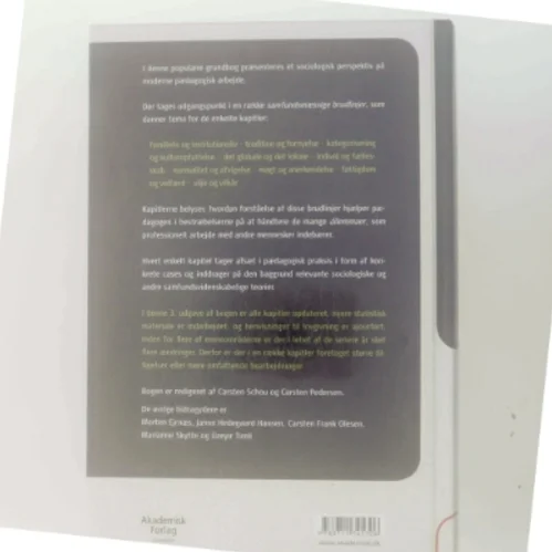 Samfundet i pædagogisk arbejde (Bog)